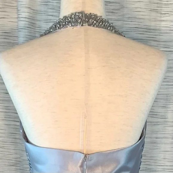 Cache Metallic Silver Halter Dress - Picture 10 of 16